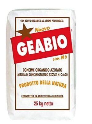 Concime Organico azotato bio 25 kg- GEABIO con N6-0